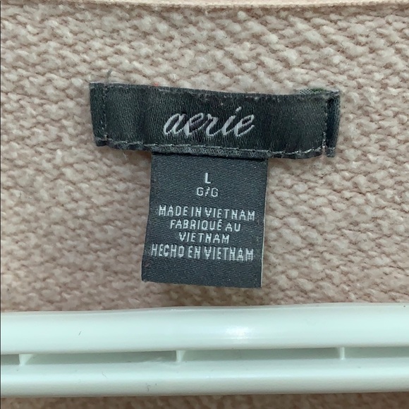 Aerie blush pink sweater long sleeves - Picture 4 of 4